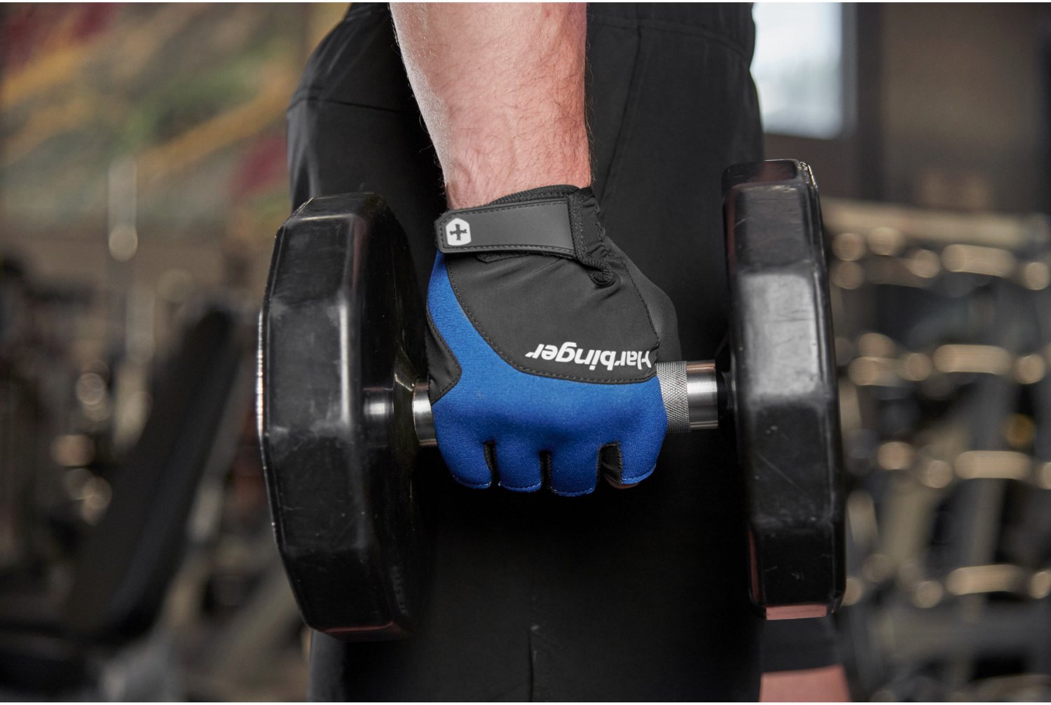 Harbinger Men's Training Grip Nonwrist Wrap Gloves                                                                               - view number 7