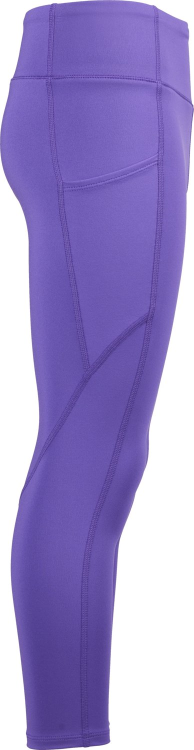 BCG Girls' Training Solid 7/8 Pocket Leggings - view number 3