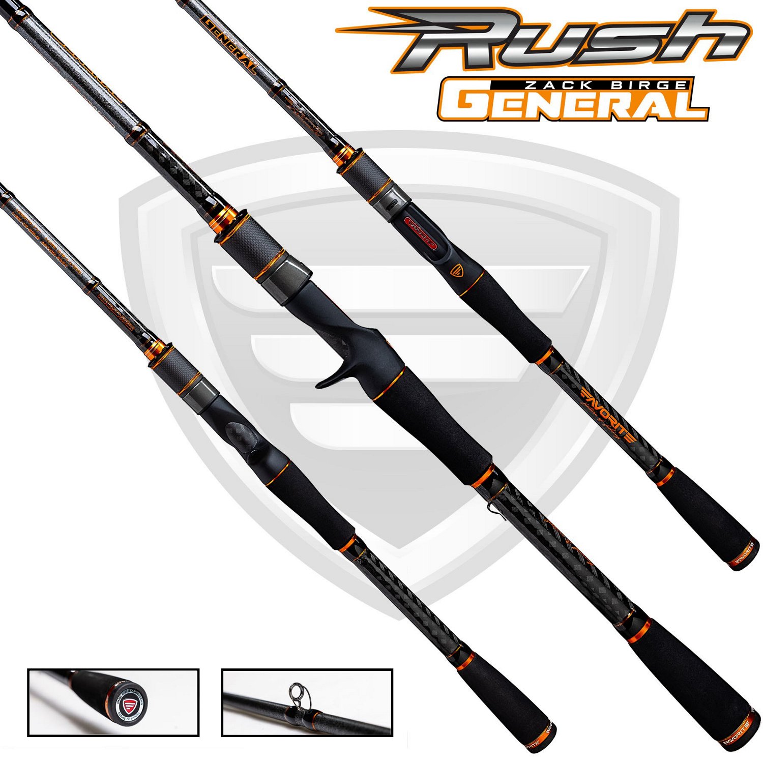 Favorite Fishing Rush Zack Birge Spinning Rod                                                                                    - view number 5