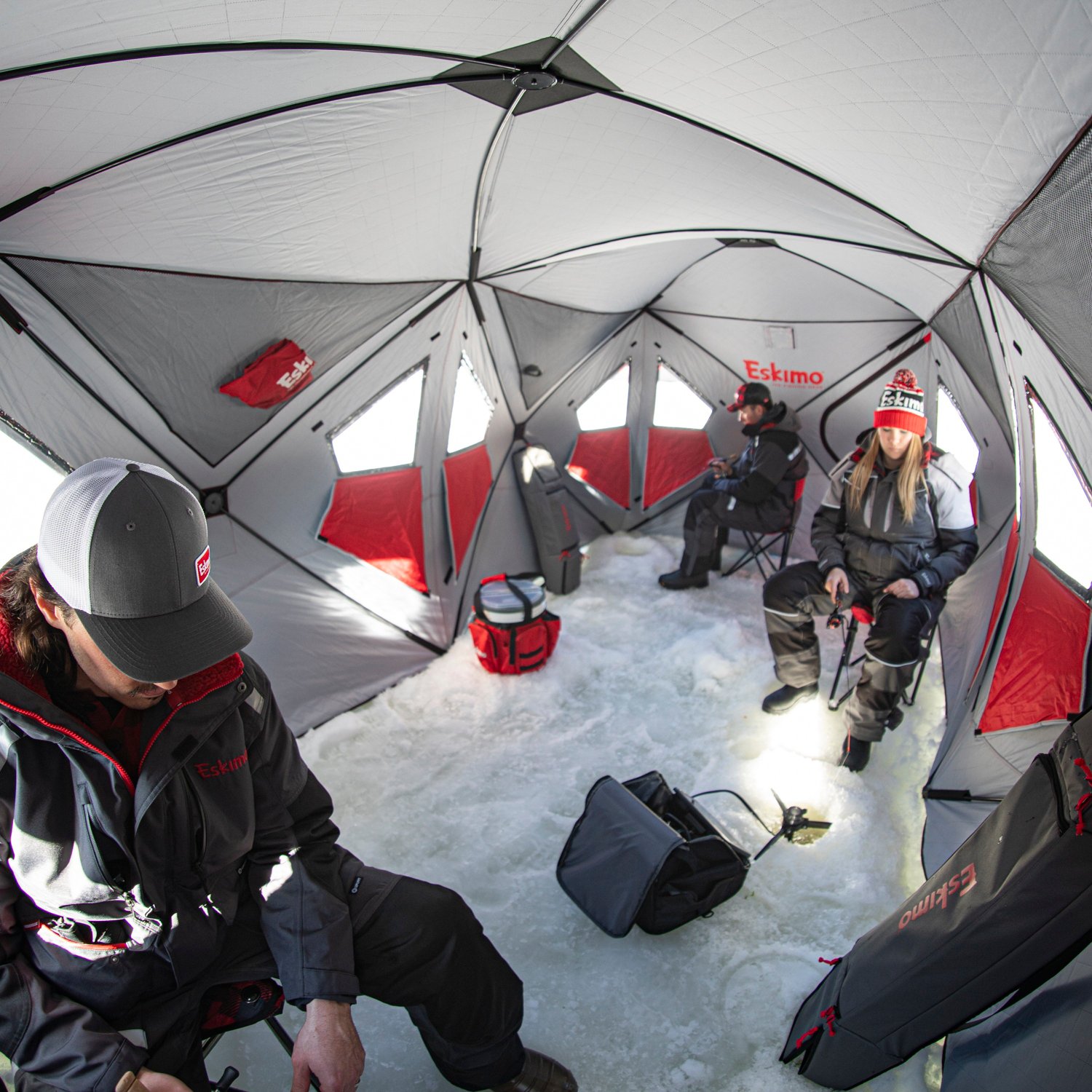 Eskimo Outbreak 850XD Insulated Wide Bottom Pop Up Portable Shelter - view number 5