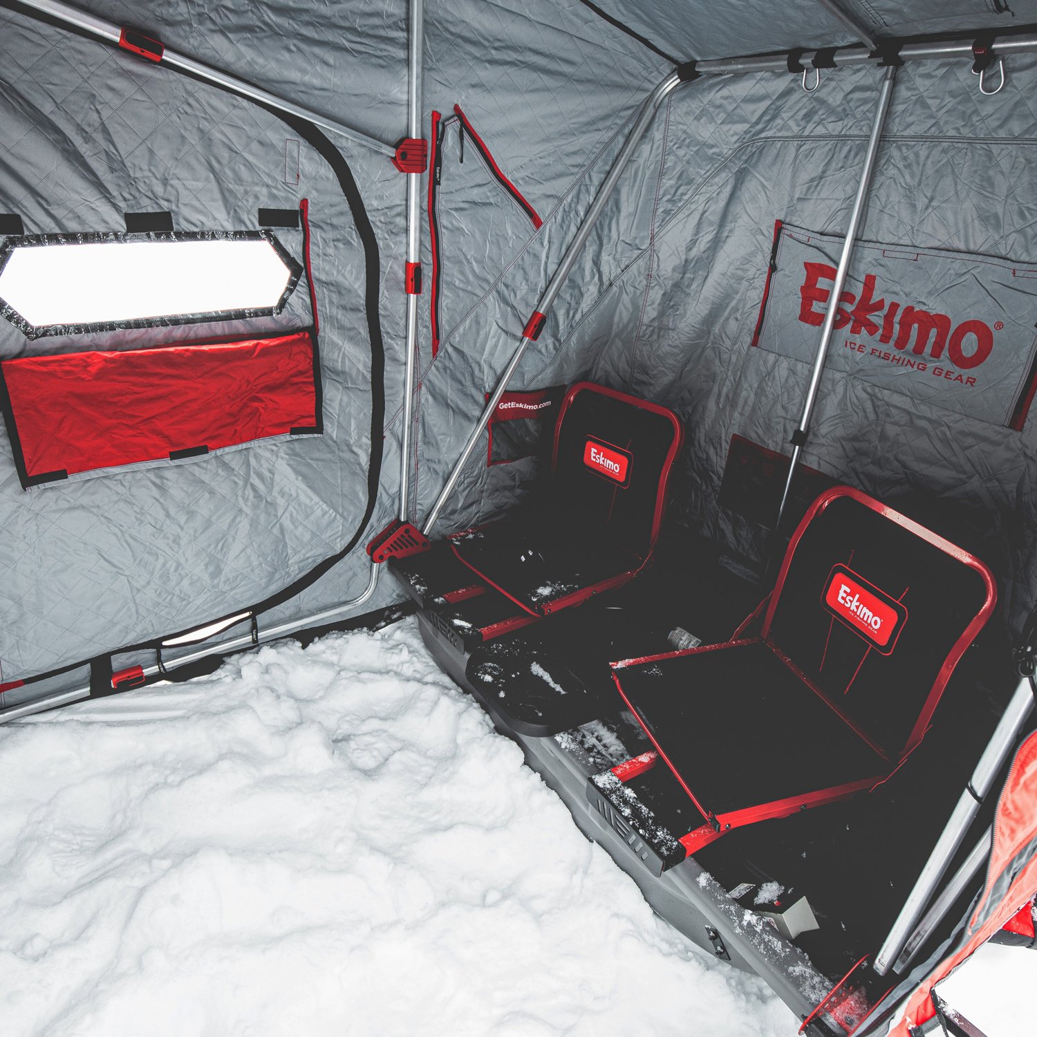 Eskimo Eskape 2600 Insulated Side Door Sled Shelter - view number 2