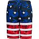 O'Rageous Boys' Tie-Dye American Flag Printed Board Shorts                                                                       - view number 2