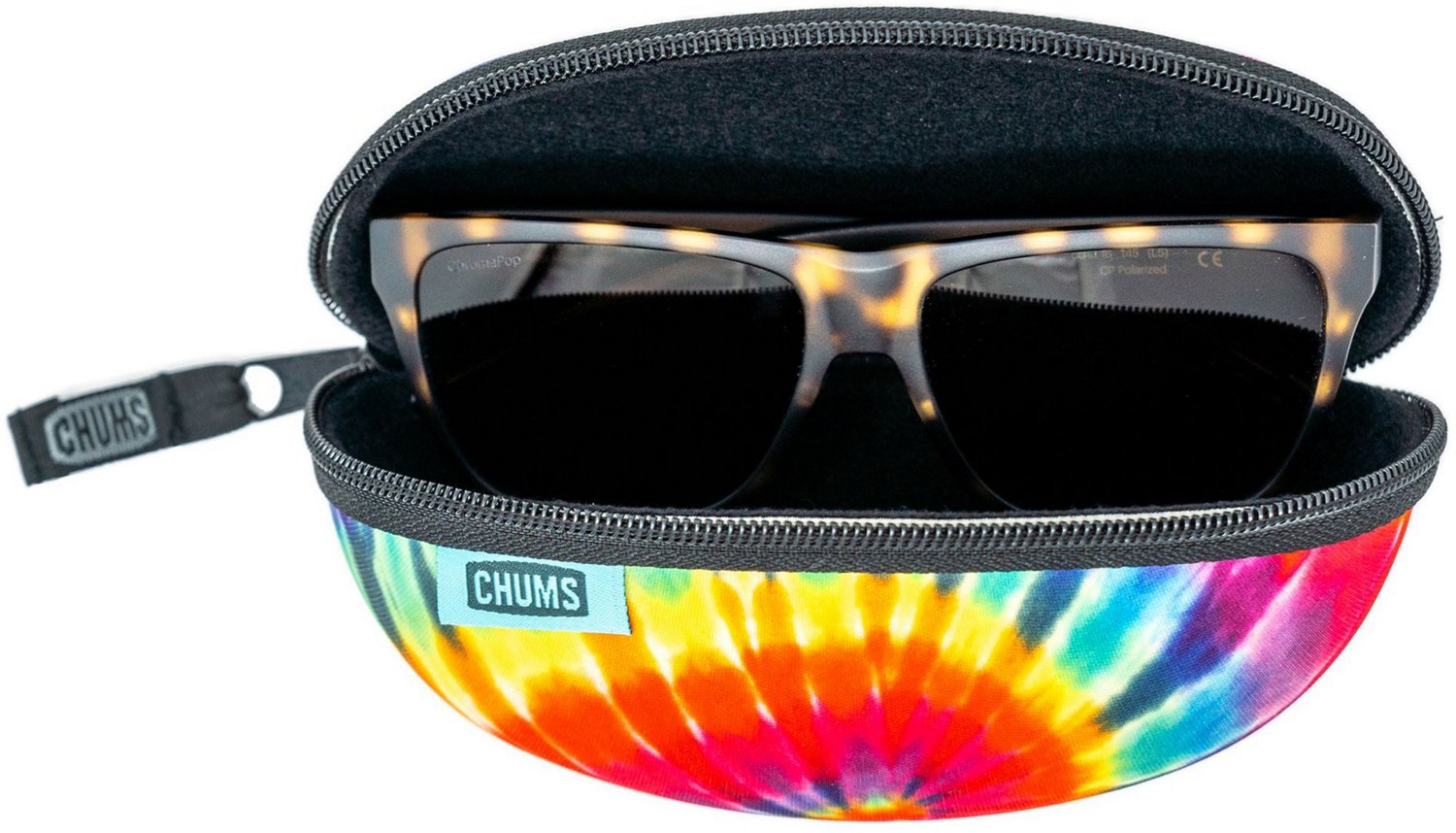 Chums Transporter LTD Rainbow Tie Dye Glasses Case