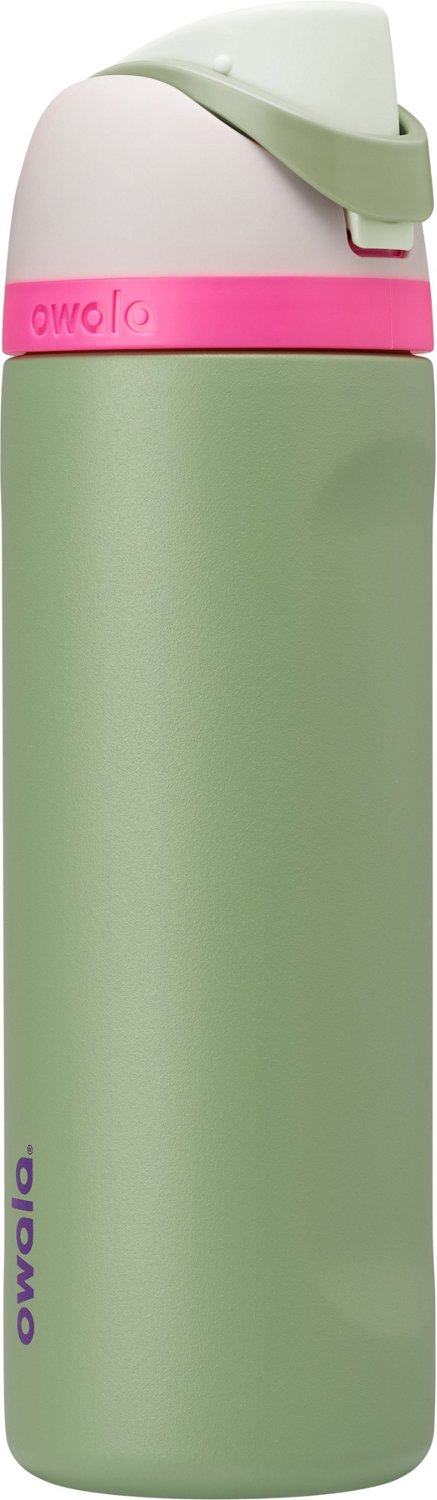 Owala FreeSip 24-oz. Stainless Steel Water Bottle, 2 pk. - Green and White