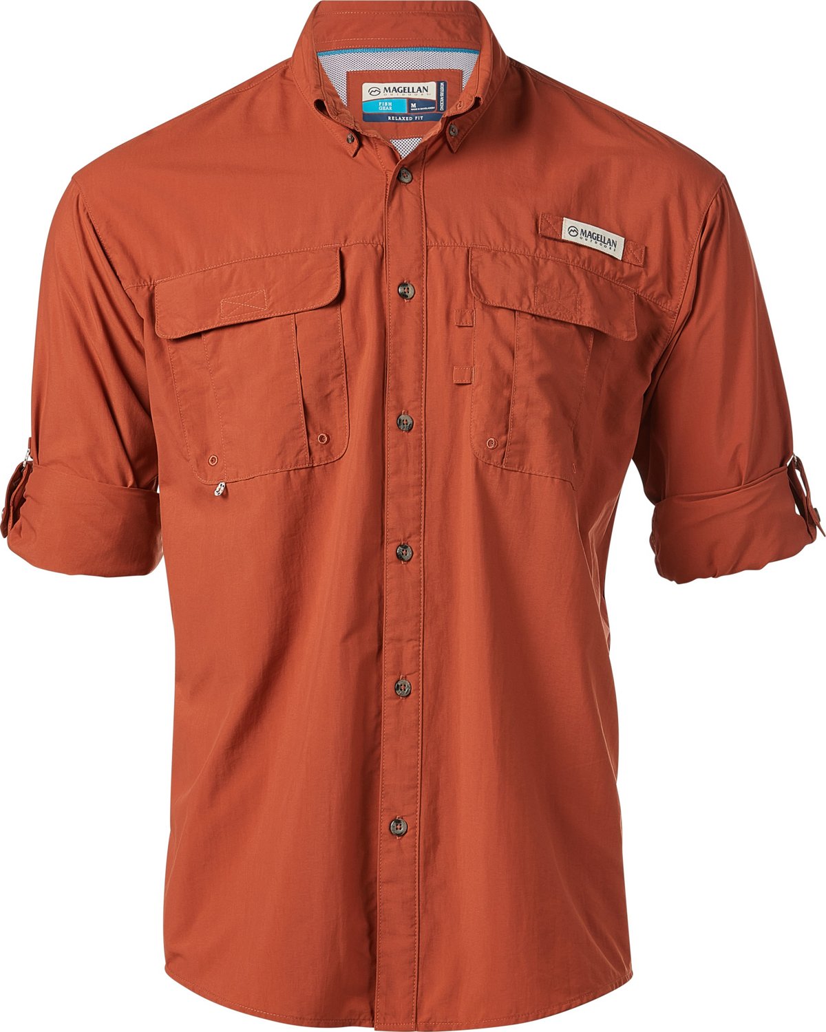 Magellan Outdoors Men's Laguna Madre Solid Long Sleeve Fishing Shirt - view number 6