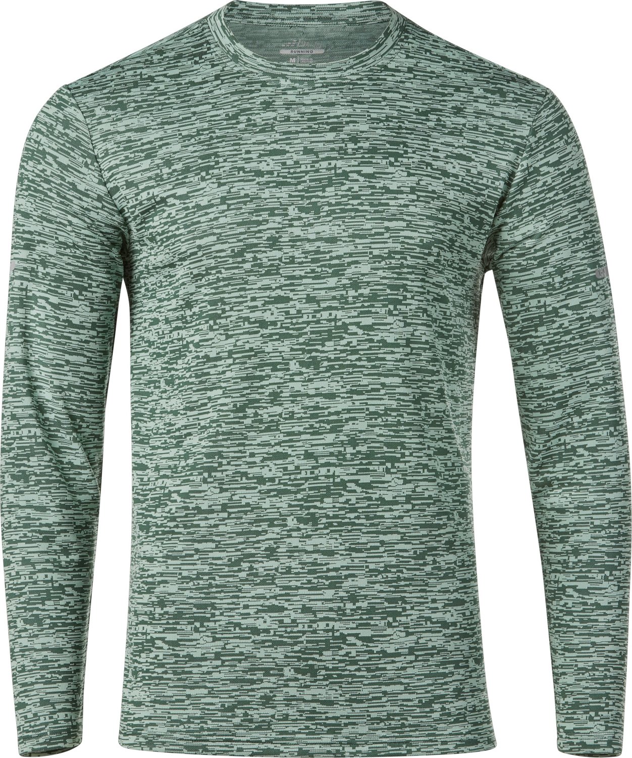 BCG Men's Run Jacquard Digi Long Sleeve T-shirt