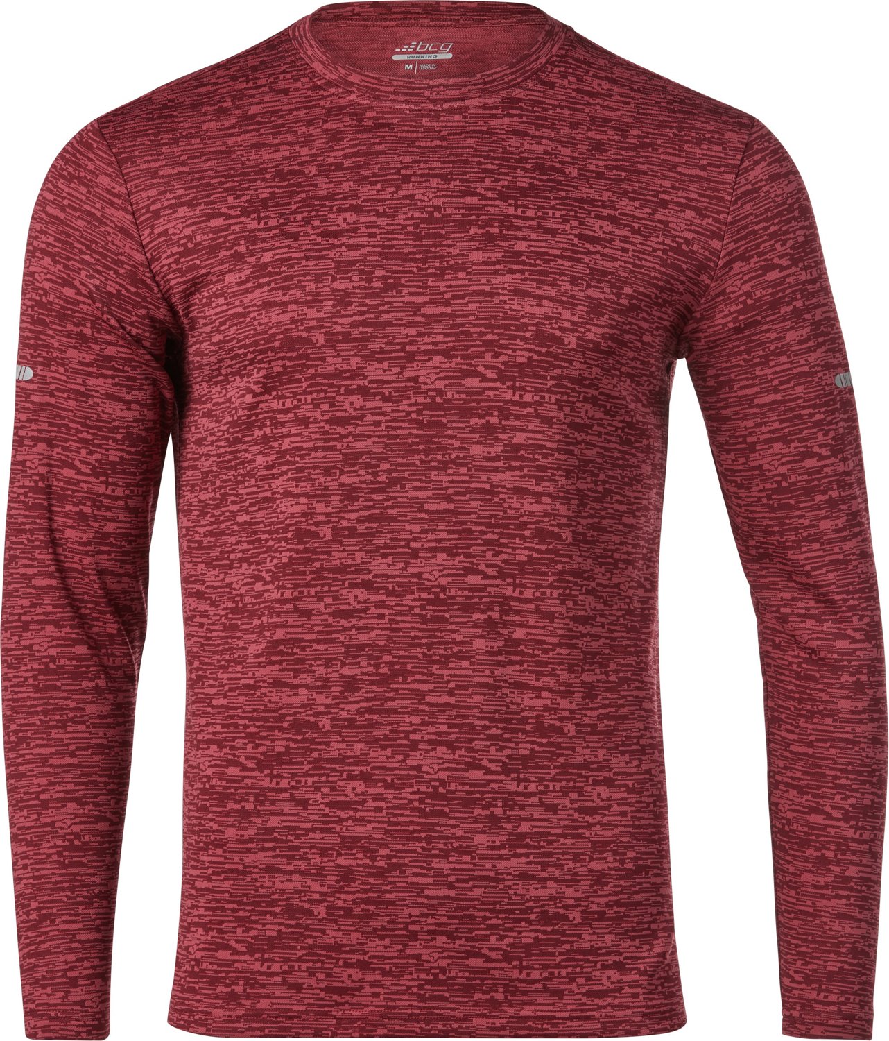 BCG Men's Run Jacquard Digi Long Sleeve T-shirt