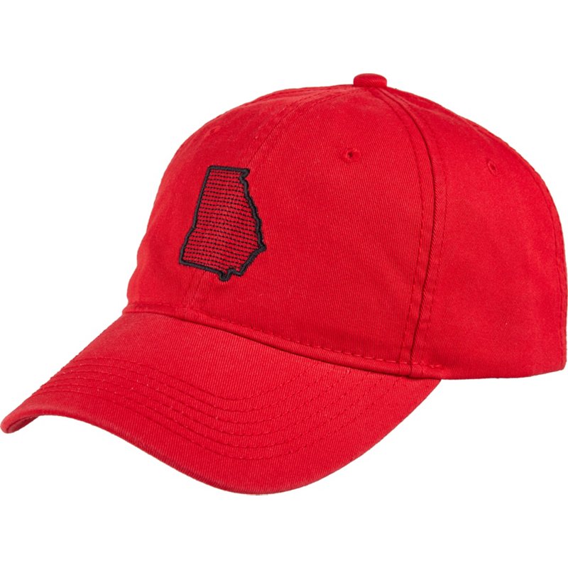 Academy Sports + Outdoors Men's Georgia Cap Racing Red - Men's Hunting/Fishing Headwear