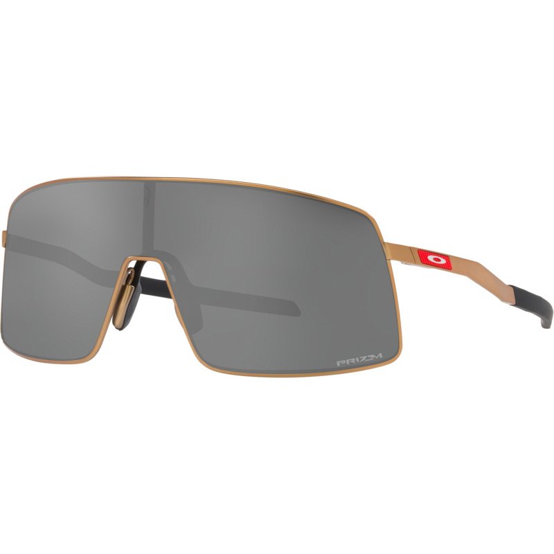 Oakley Sutro Ti Sunglasses Matte Gold/Prizm Black - Case Sunglasses at Academy Sports