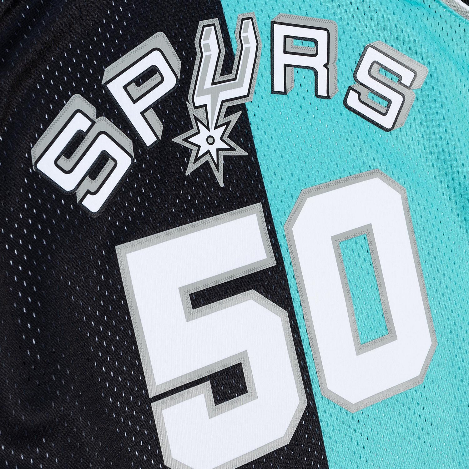 Mitchell & Ness Men's San Antonio Spurs Robinson NBA Split Swingman 1998 Jersey - view number 3