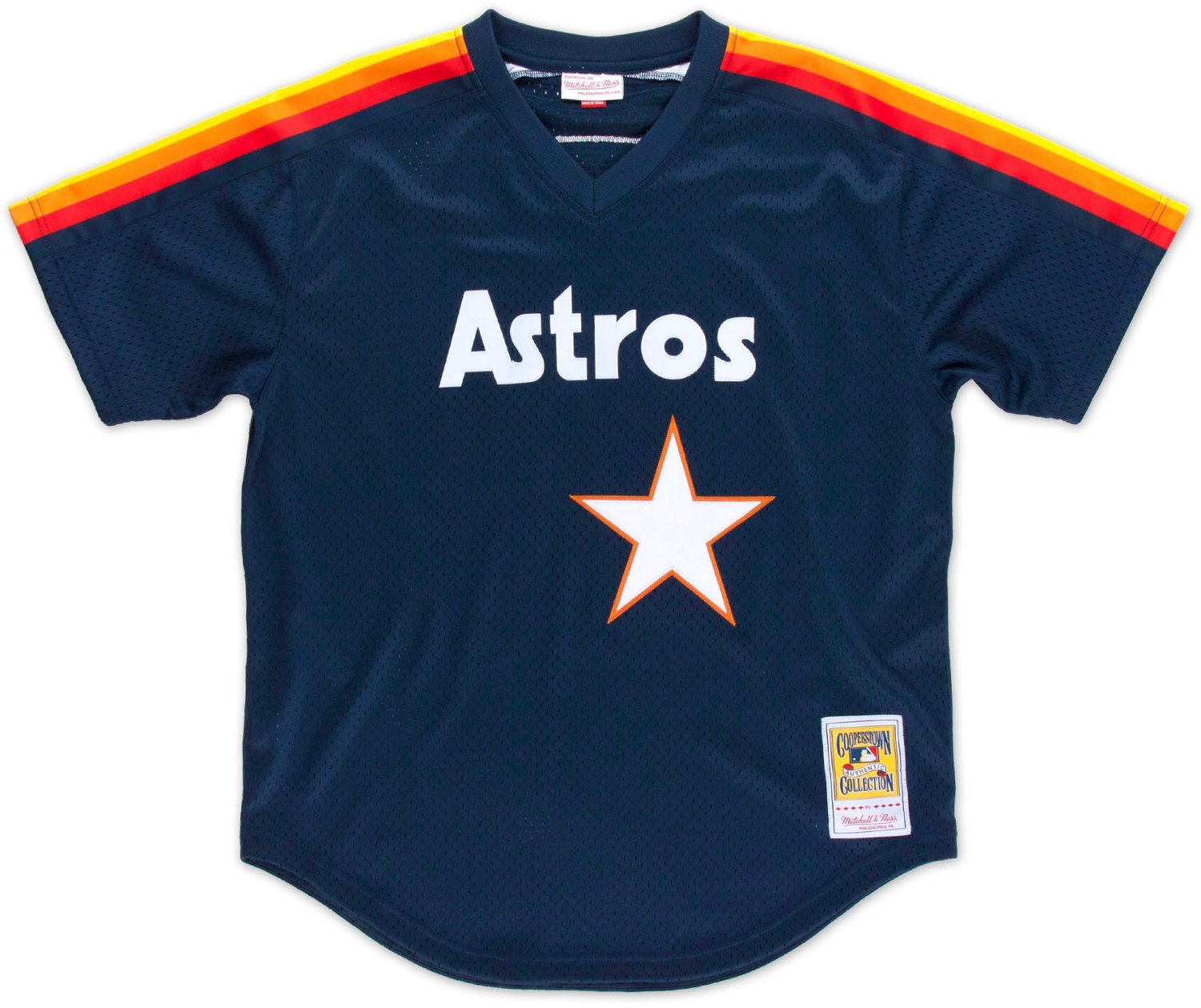 Mitchell & Ness Men's Houston Astros Nolan Ryan Authentic 1988 Batting Practice Pullover Jersey                                  - view number 2