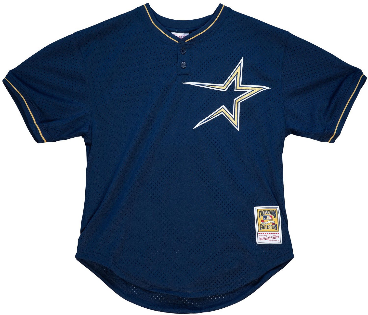 Mitchell & Ness Men's Houston Astros Jeff Bagwell Authentic 1997 Batting Pullover Jersey                                         - view number 2