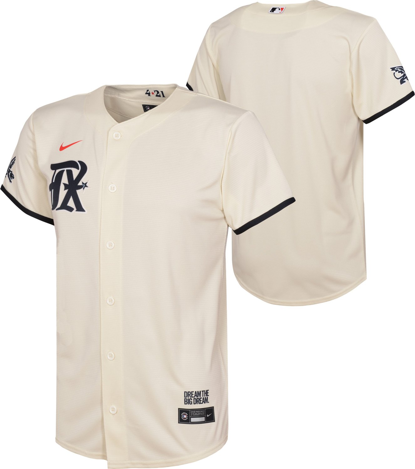 Nike Boys' Texas Rangers 2023 City Connect Replica Jersey Academy