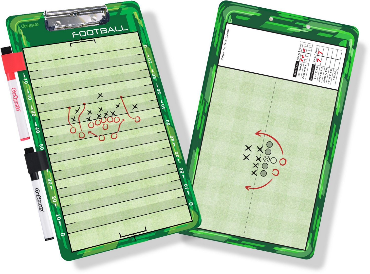 GoSports Football Coaches Premium Dry-Erase 2-Sided Clipboard - view number 2