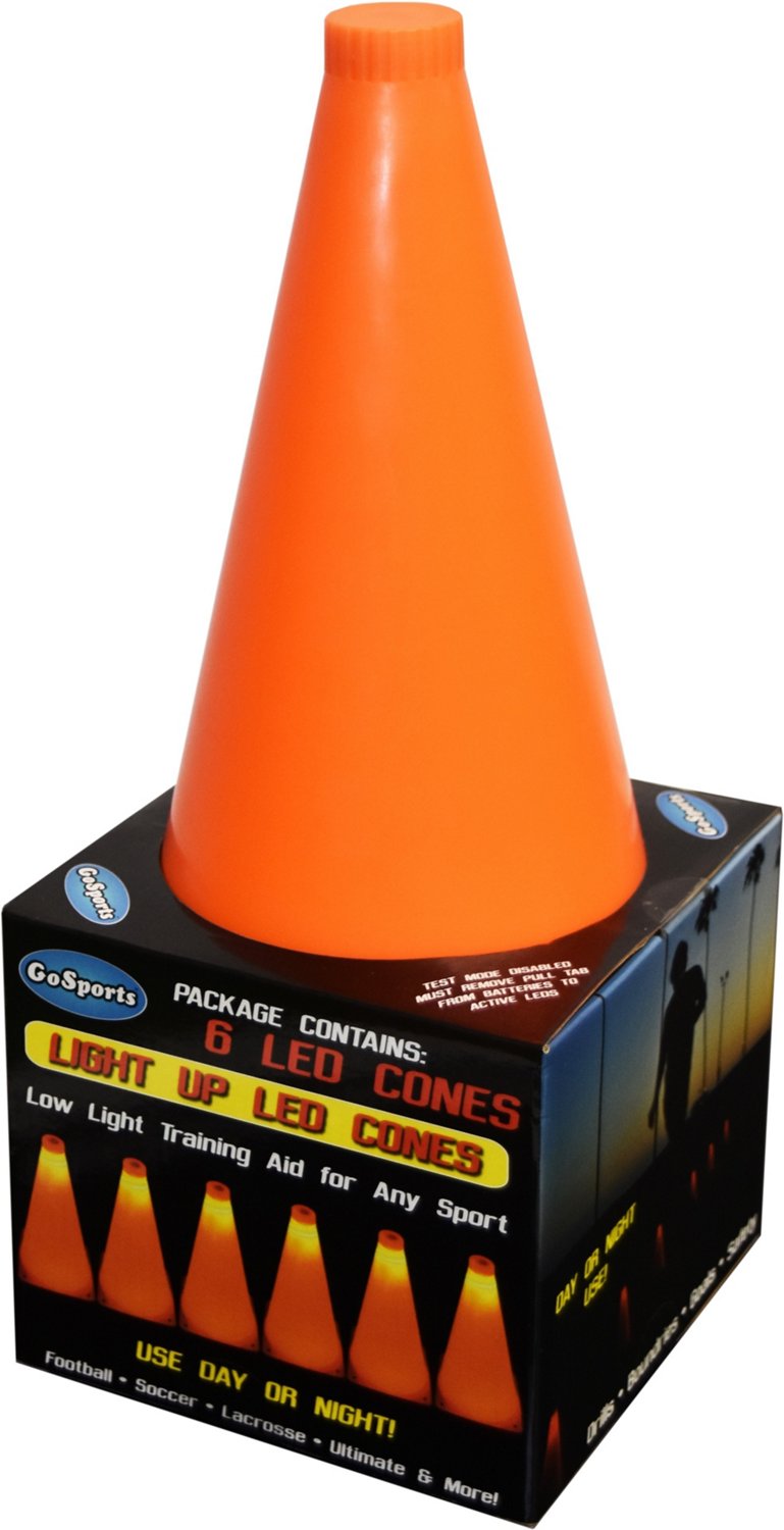 GoSports LED Light Up Sports Cones 6-Pack - view number 2