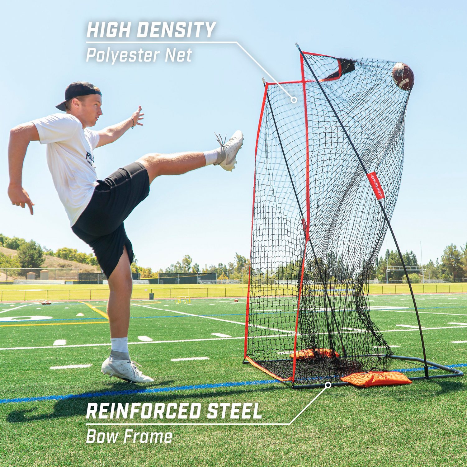 GoSports 7 ft x 4 ft Football Kicking Net                                                                                        - view number 3