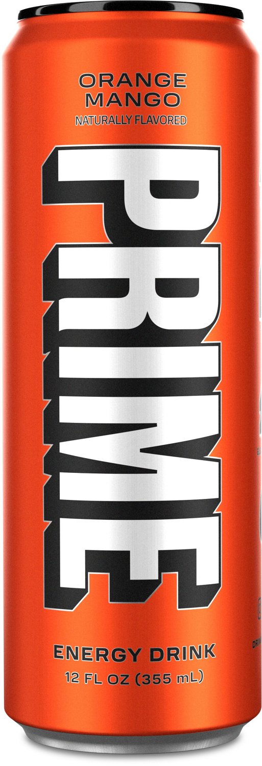 Prime Orange Mango Energy Drink 12oz - view number 1