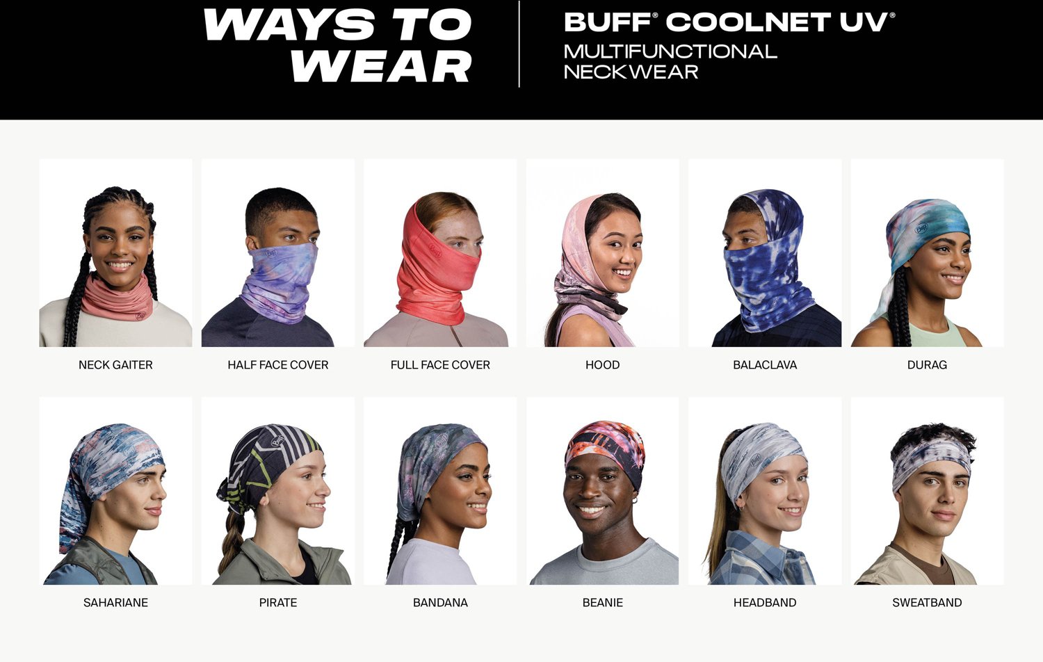 Buff CoolNet UV+ Multifunctional Headwear                                                                                        - view number 5