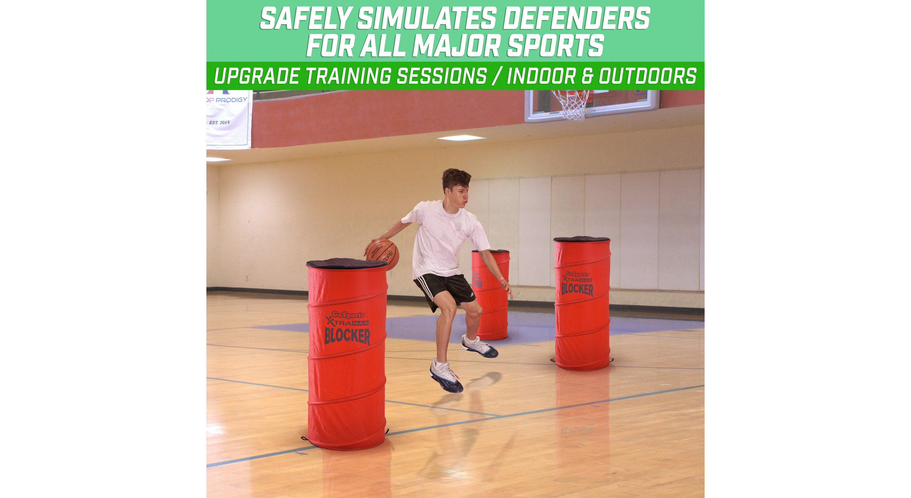 GoSports XTRAMAN Blocker Pop-Up Defenders 3-Pack