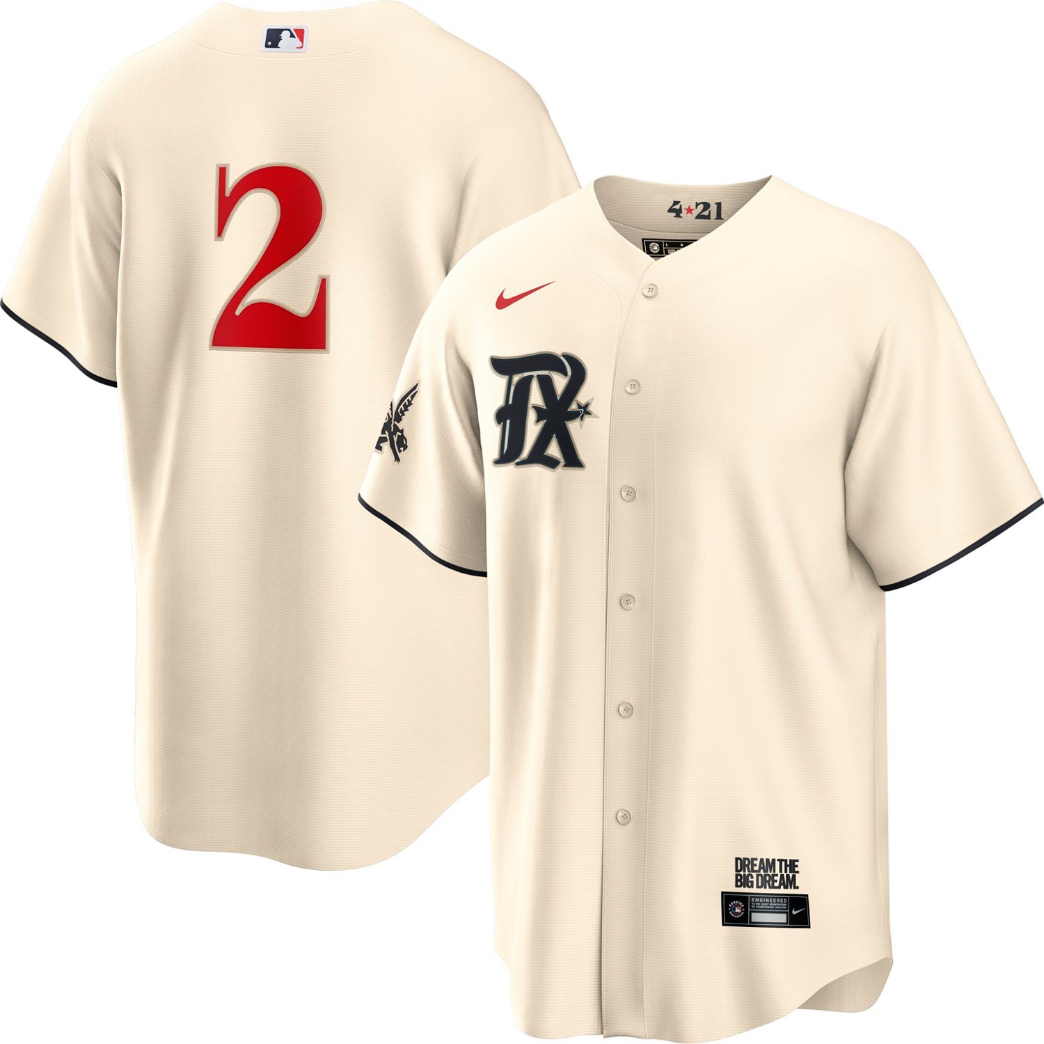 MLB Boston Red Sox City Connect Men's Replica Baseball Jersey.