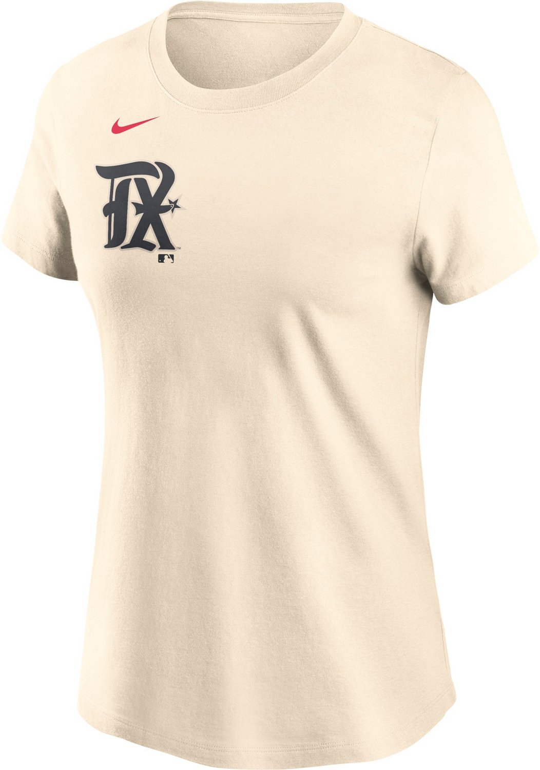 Nike Women's Texas Rangers Ryan City Connect Name and Number Graphic  T-shirt