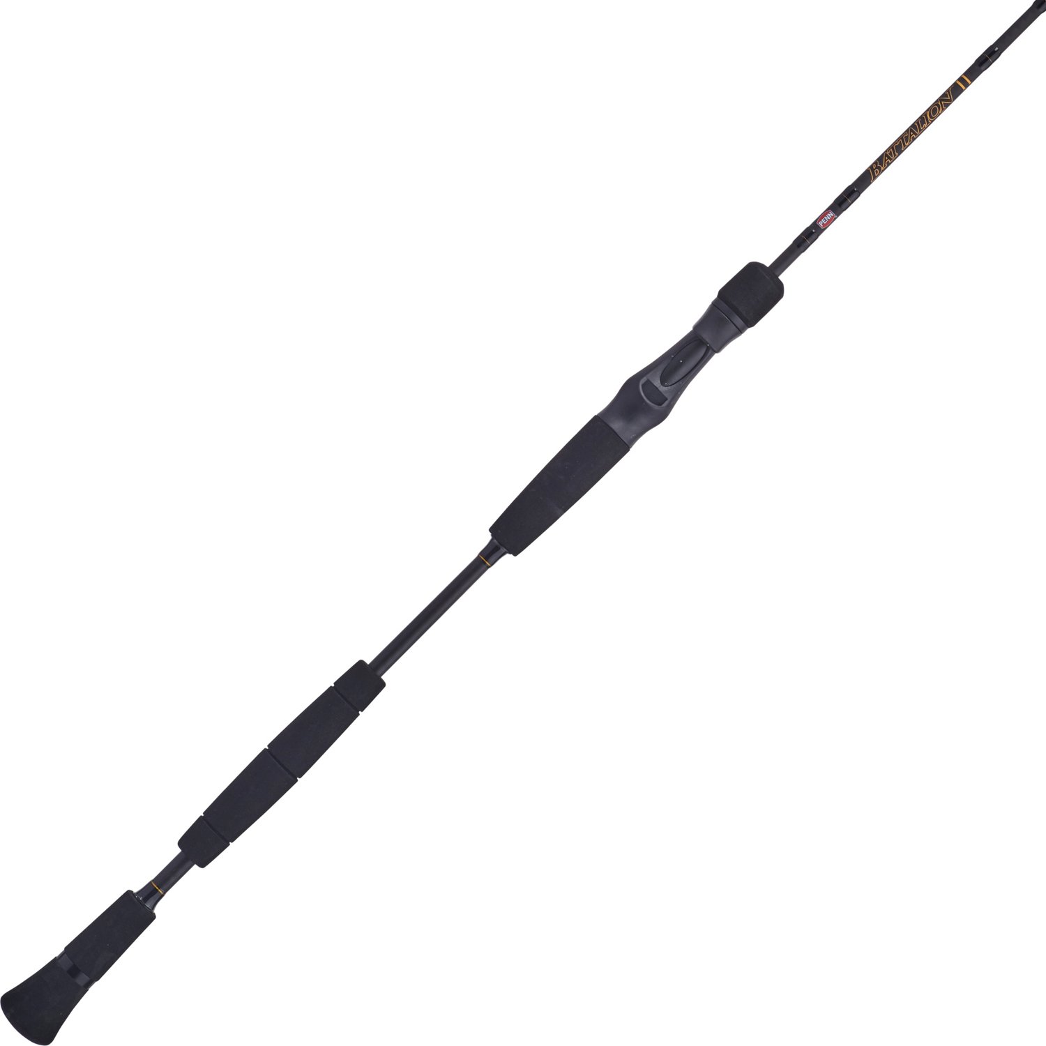 PENN Battalion II 6 ft 8 in M Slow Pitch Casting Rod – Action Medium Heavy / Fast Piece Count 1 Length 6’8″ Sansujyuku sansujyuku.com