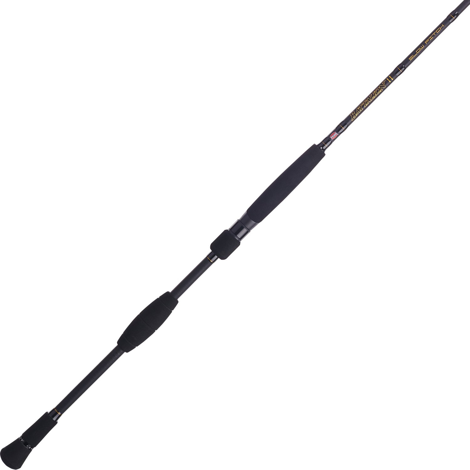 Academy Sports + Outdoors PENN Battalion II 6 ft 8 in MH Slow Pitch Casting  Rod