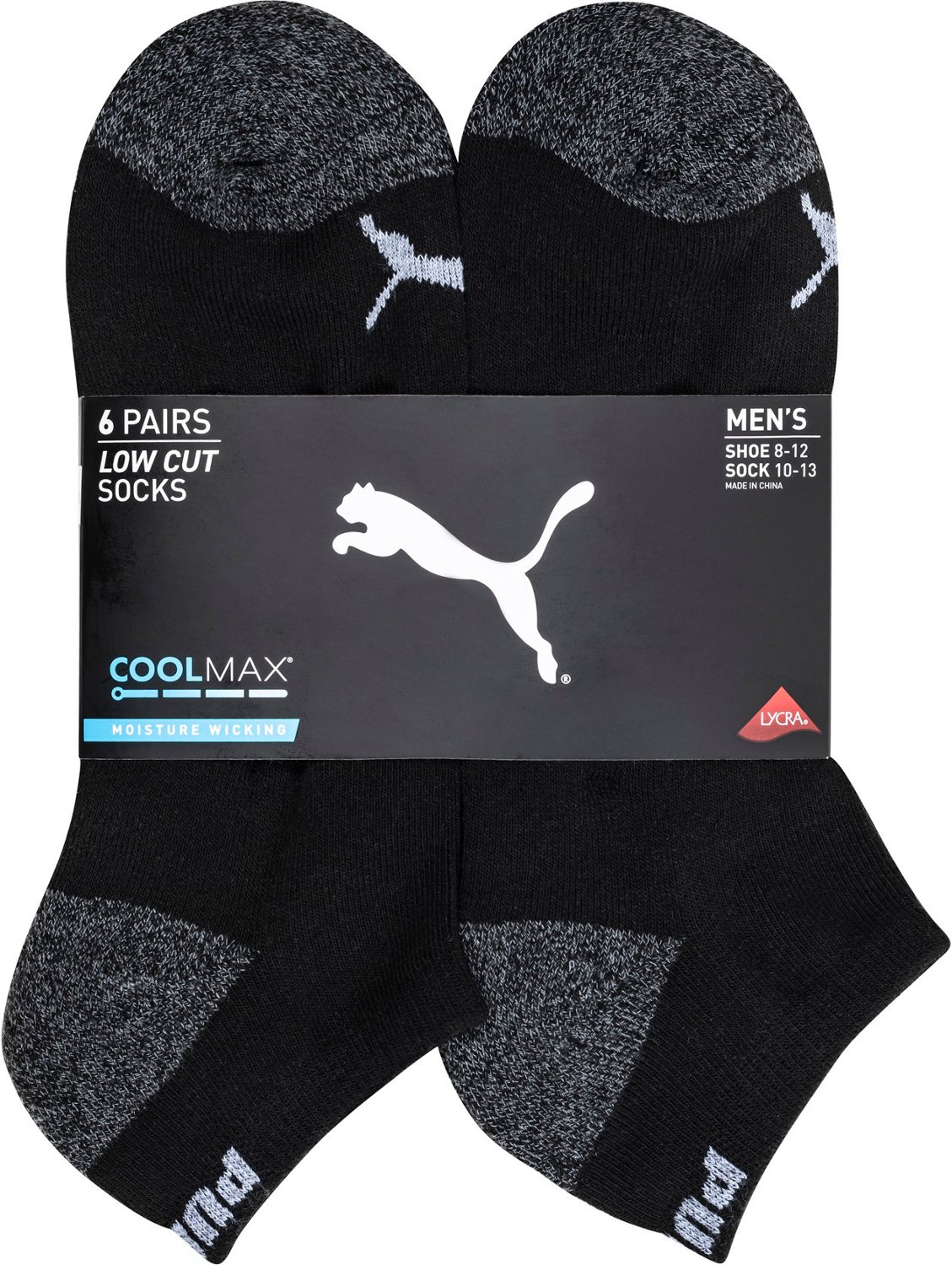 PUMA Men's Terry Low Cut Socks 6-Pack - view number 2