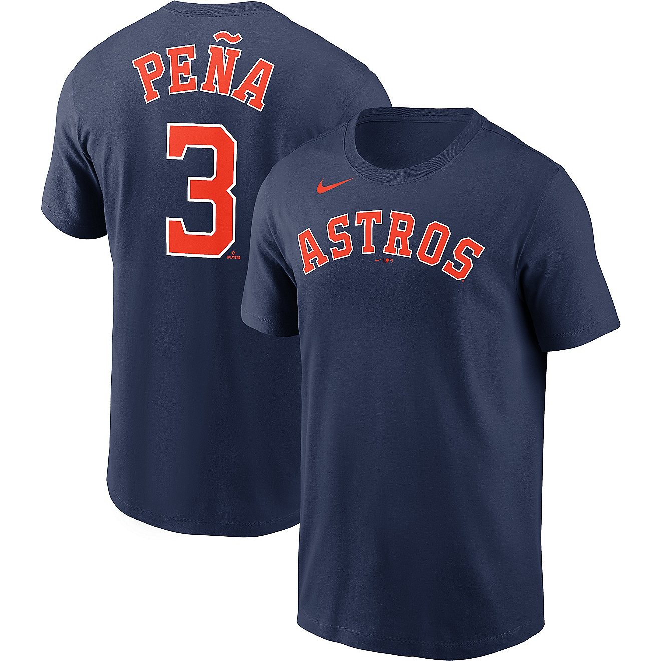 Nike Men’s Houston Astros Pena Name and Number Graphic T-shirt                                                                 - view number 3