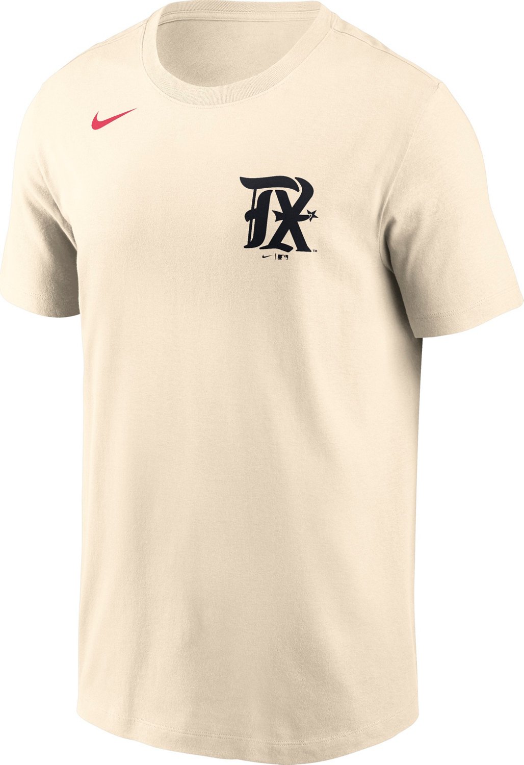 Nike Men’s Texas Rangers City Connect Wordmark Graphic Tshirt Academy