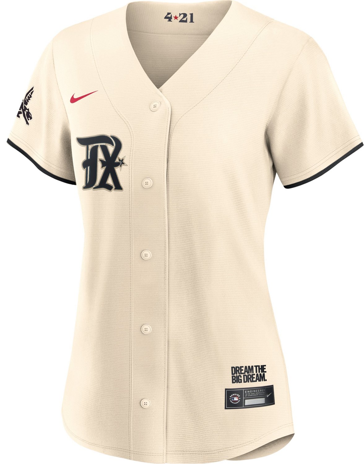 Nike Men's Texas Rangers deGrom Home Replica Jersey Large / White / Texas Rangers