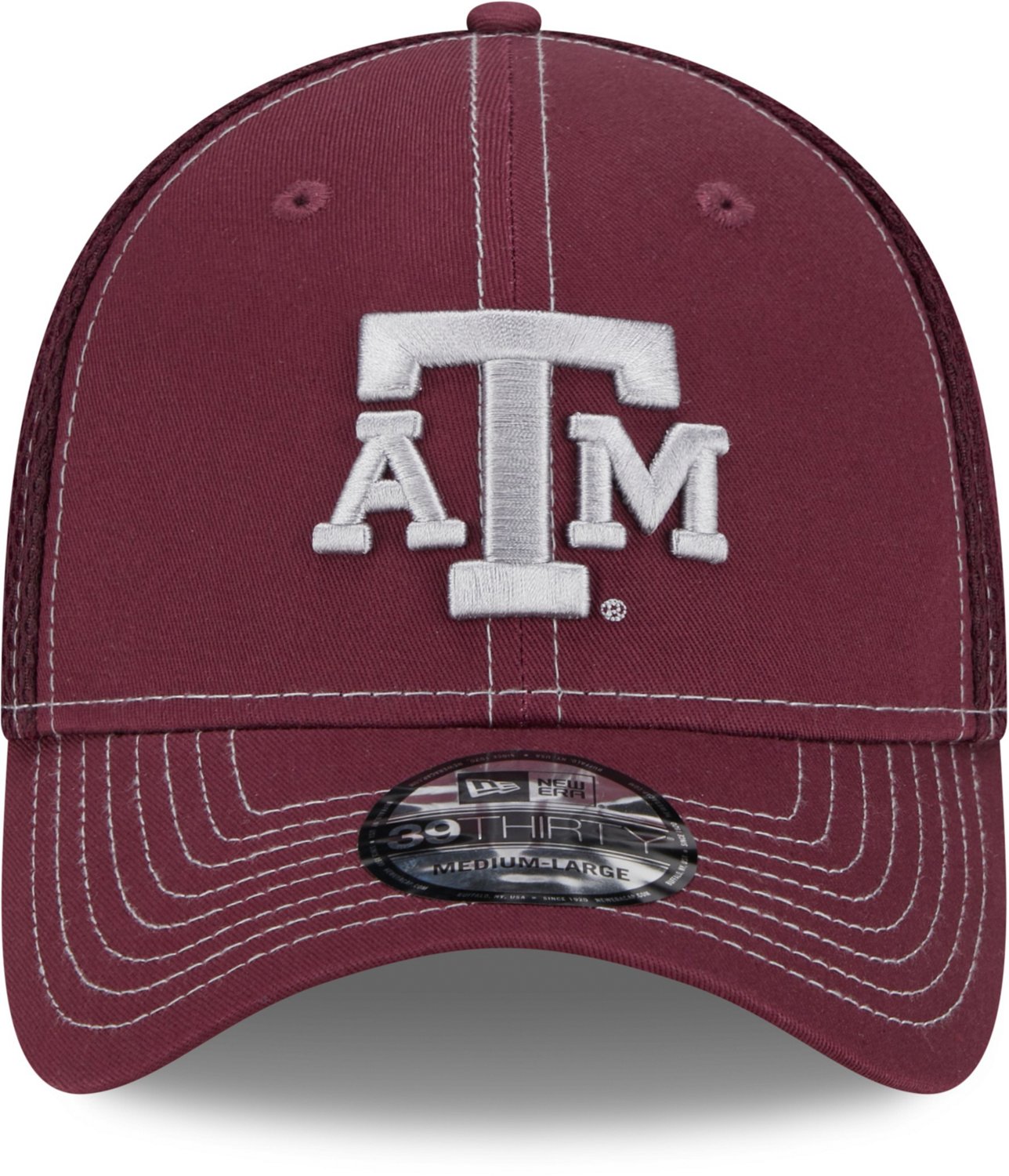 New Era Men's Texas A&M University Neo Contrast 39THIRTY Knit Cap - view number 2