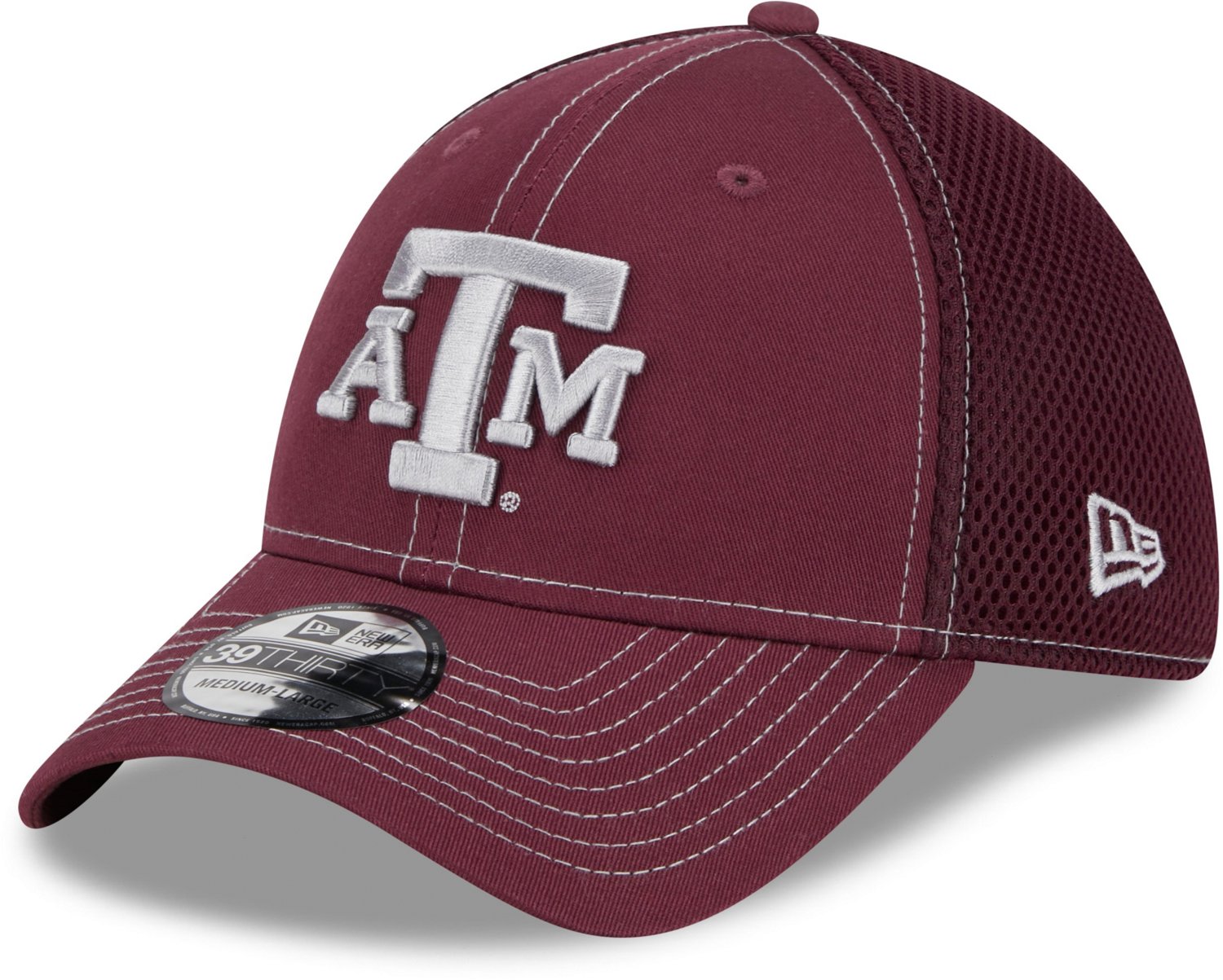 New Era Men's Texas A&M University Neo Contrast 39THIRTY Knit Cap | Academy