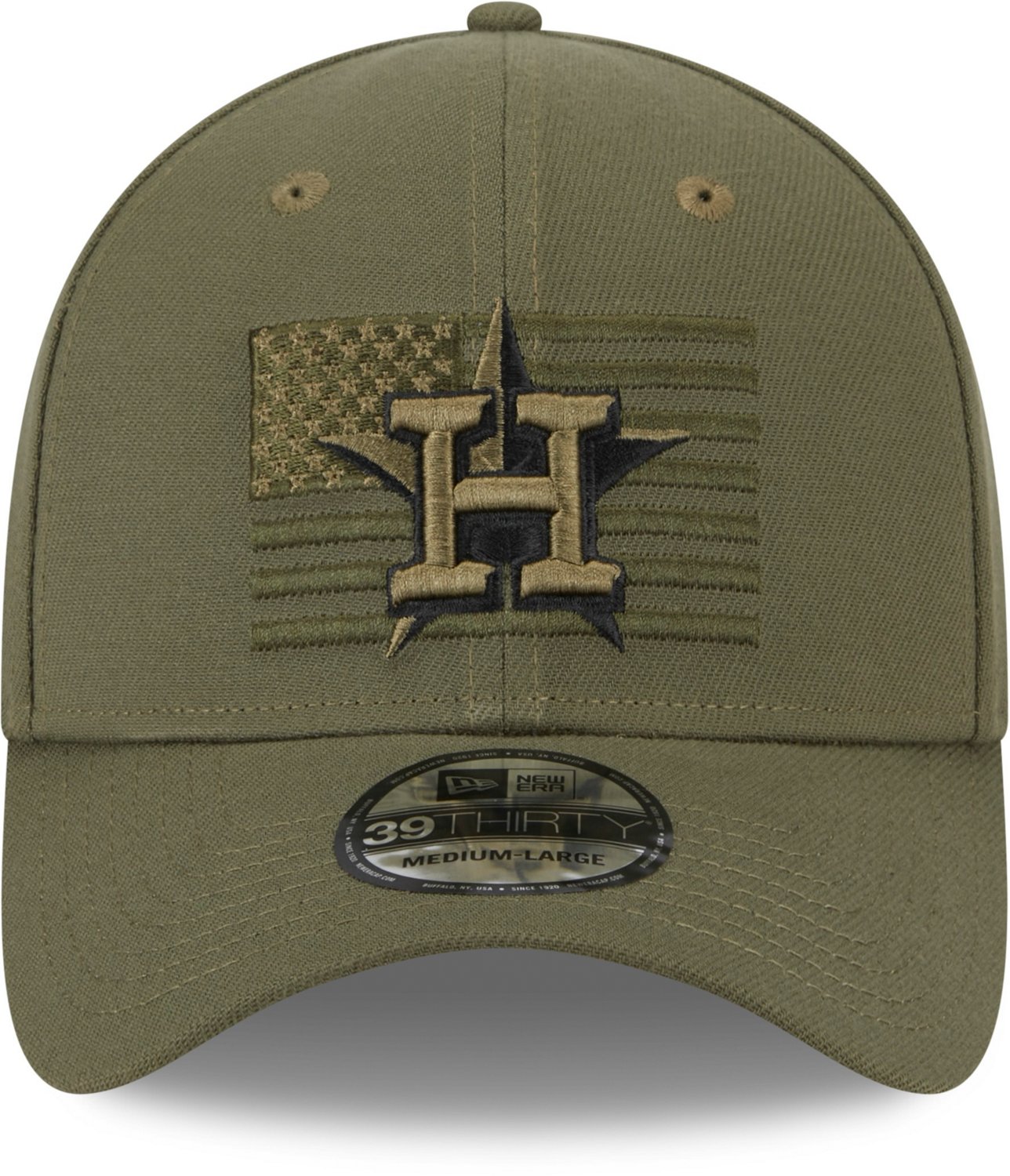New Era Men's Houston Astros 23 MLB Armed Forces 39THIRTY Cap  - view number 2