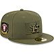 New Era Men's Houston Astros 23 MLB Armed Forces 59FIFTY Cap                                                                     - view number 3