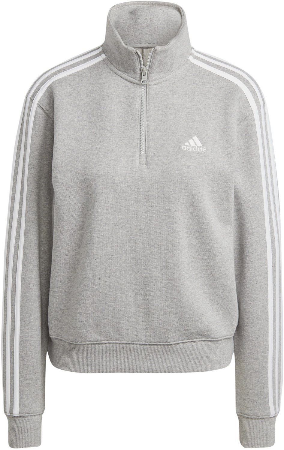 adidas Women's Essentials 3Stripe 1/4 Zip Sweatshirt - view number 6