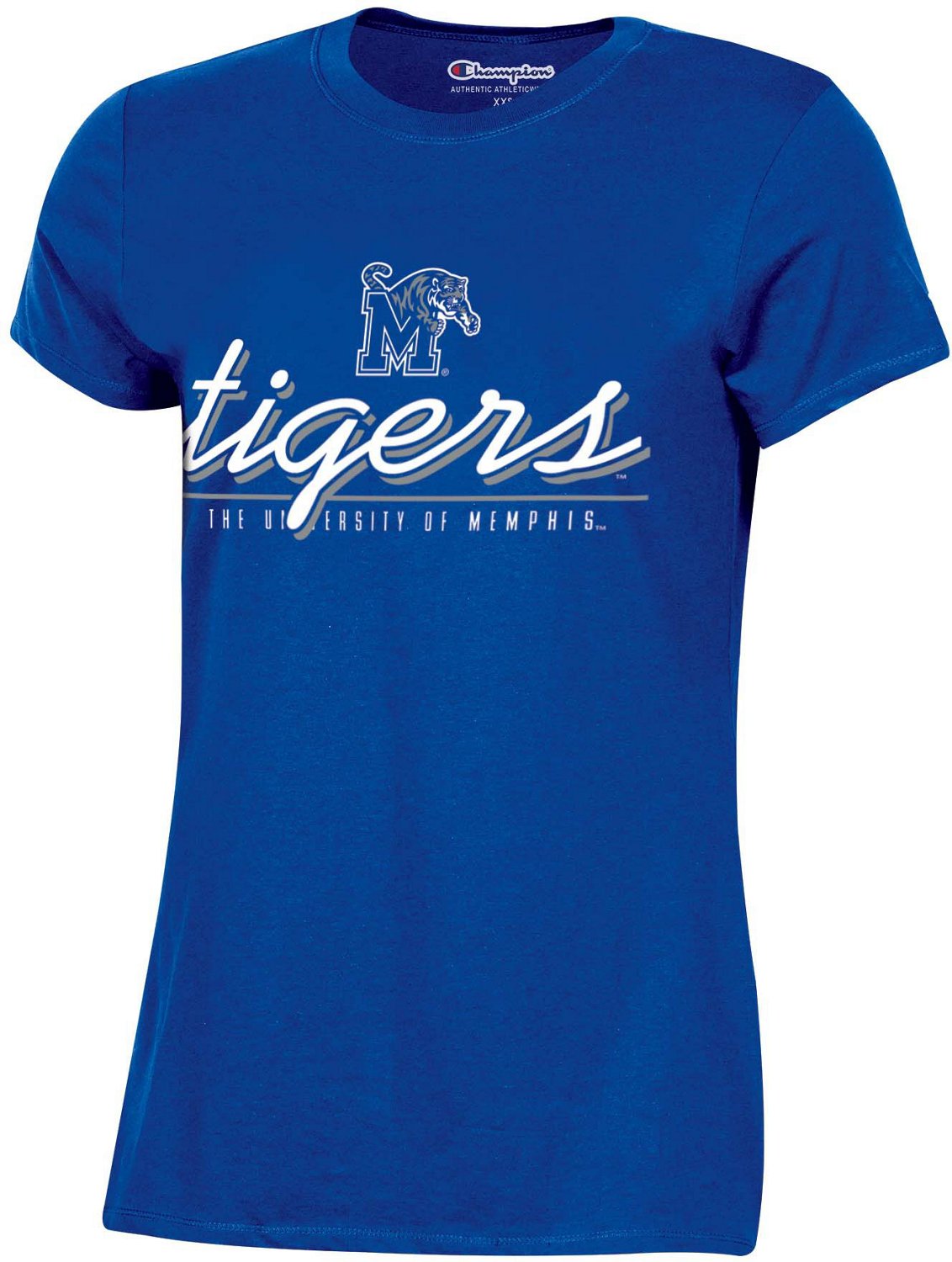 Champion Women's University of Memphis Script T-shirt | Academy