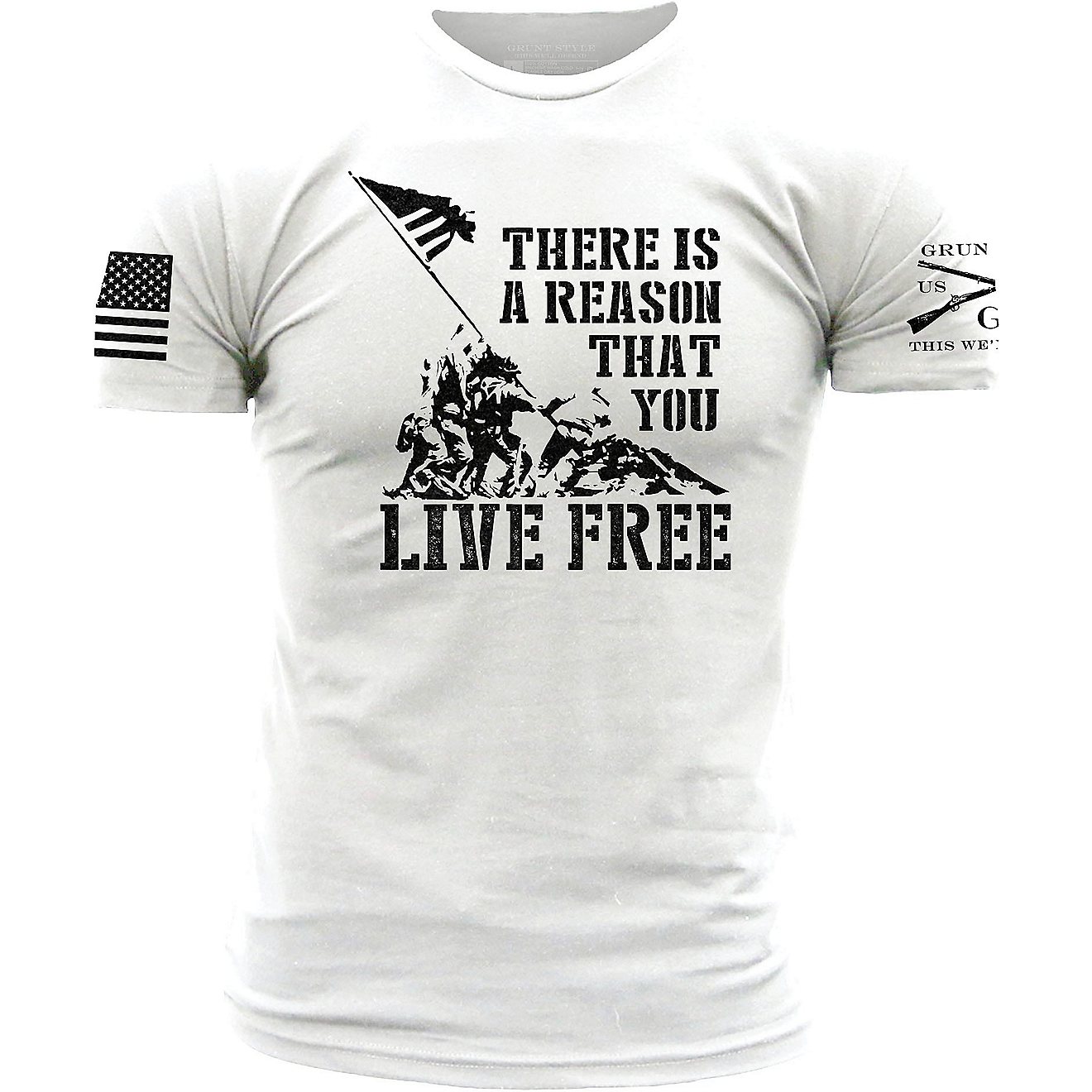 Grunt Style Men's Live Free Graphic T-shirt                                                                                      - view number 1