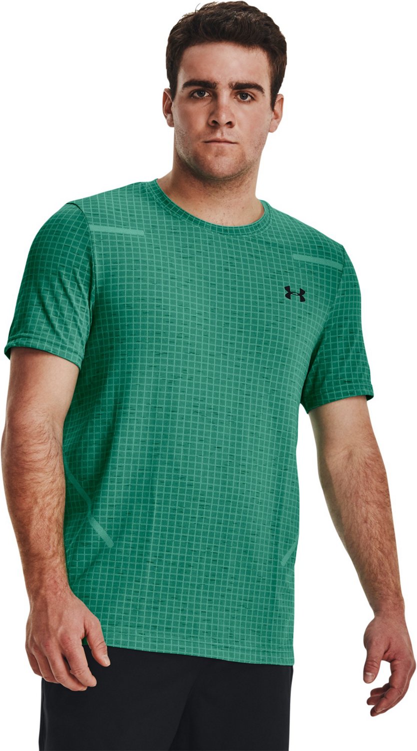 Under Armour Men's Seamless Grid Tshirt Academy