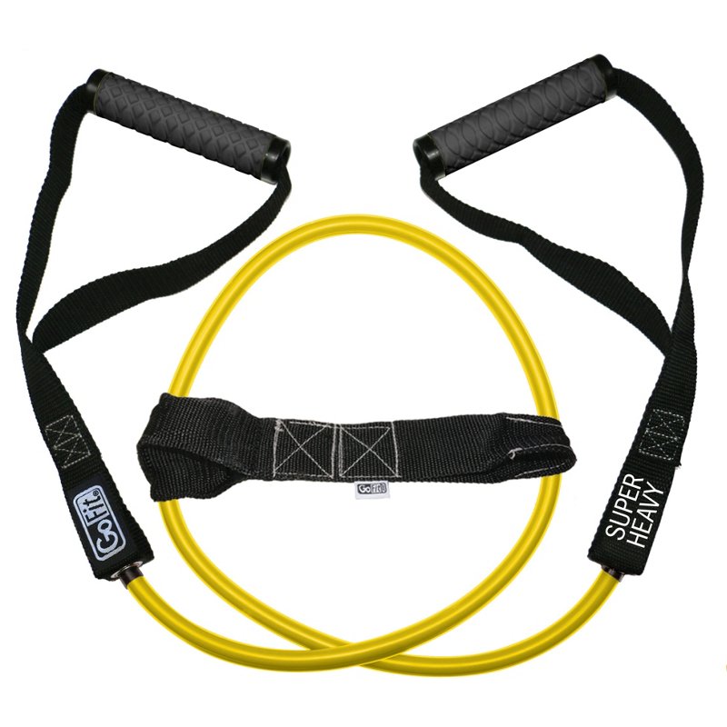 GoFit Super Heavy Power Workout Tube Bright Yellow - Hand Exer. Equip. at Academy Sports