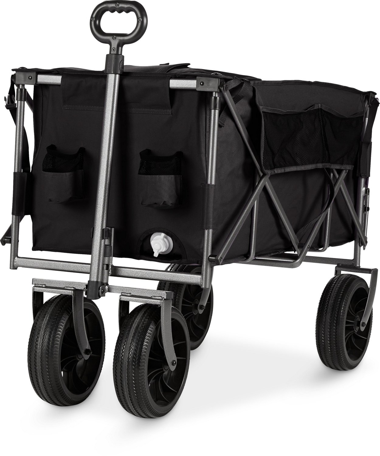 Academy Sports Outdoors XL Folding Wagon With Tailgate And Strap   21077842