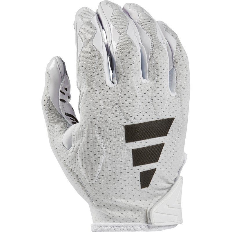 adidas Men's Freak 6.0 Football Receiver Gloves White/Black, Medium - Football Equipment at Academy Sports