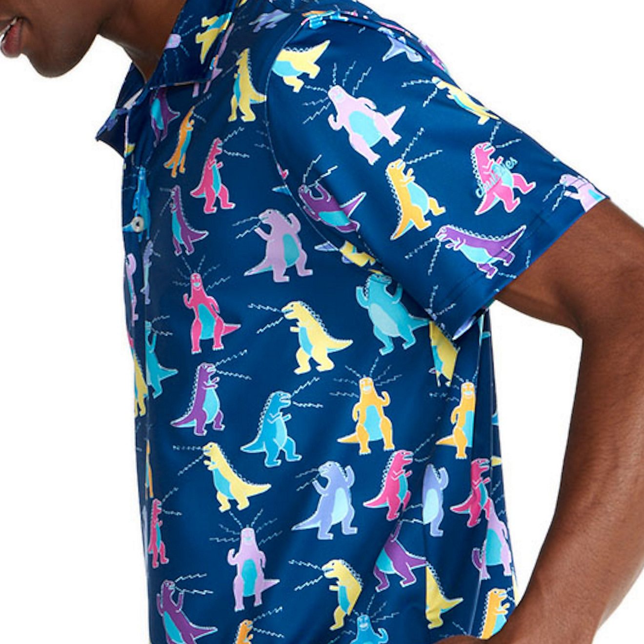Chubbies Men's Tyrannosaurus Reps Performance Polo Shirt                                                                         - view number 3