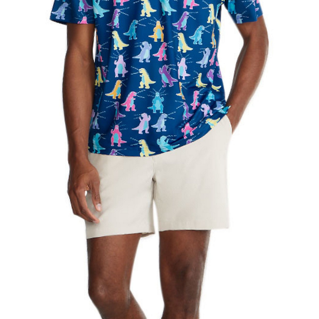 Chubbies Men's Tyrannosaurus Reps Performance Polo Shirt                                                                         - view number 4