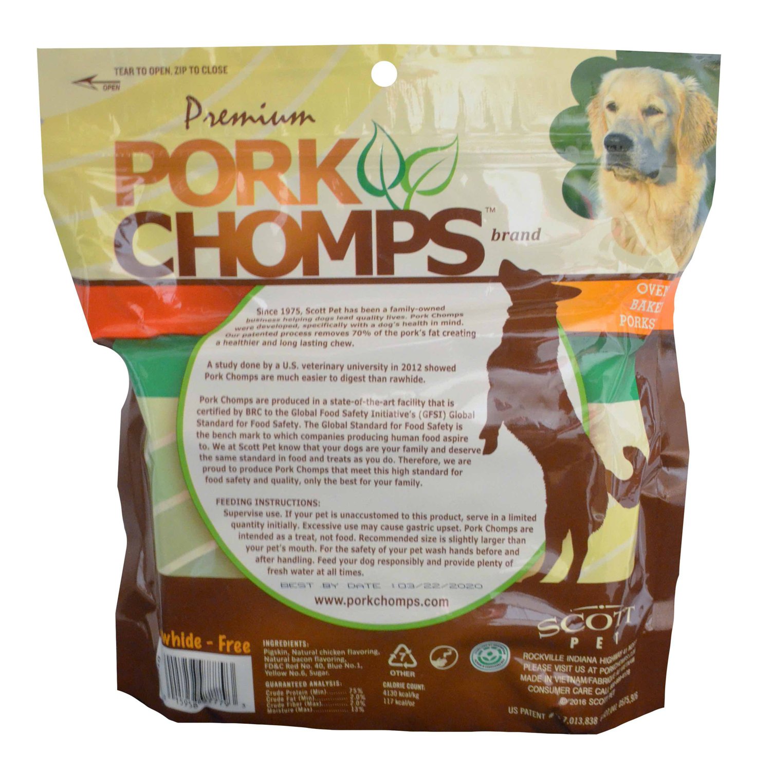 Pork Chomps Assorted Flavor Twist Dog Chews                                                                                      - view number 2