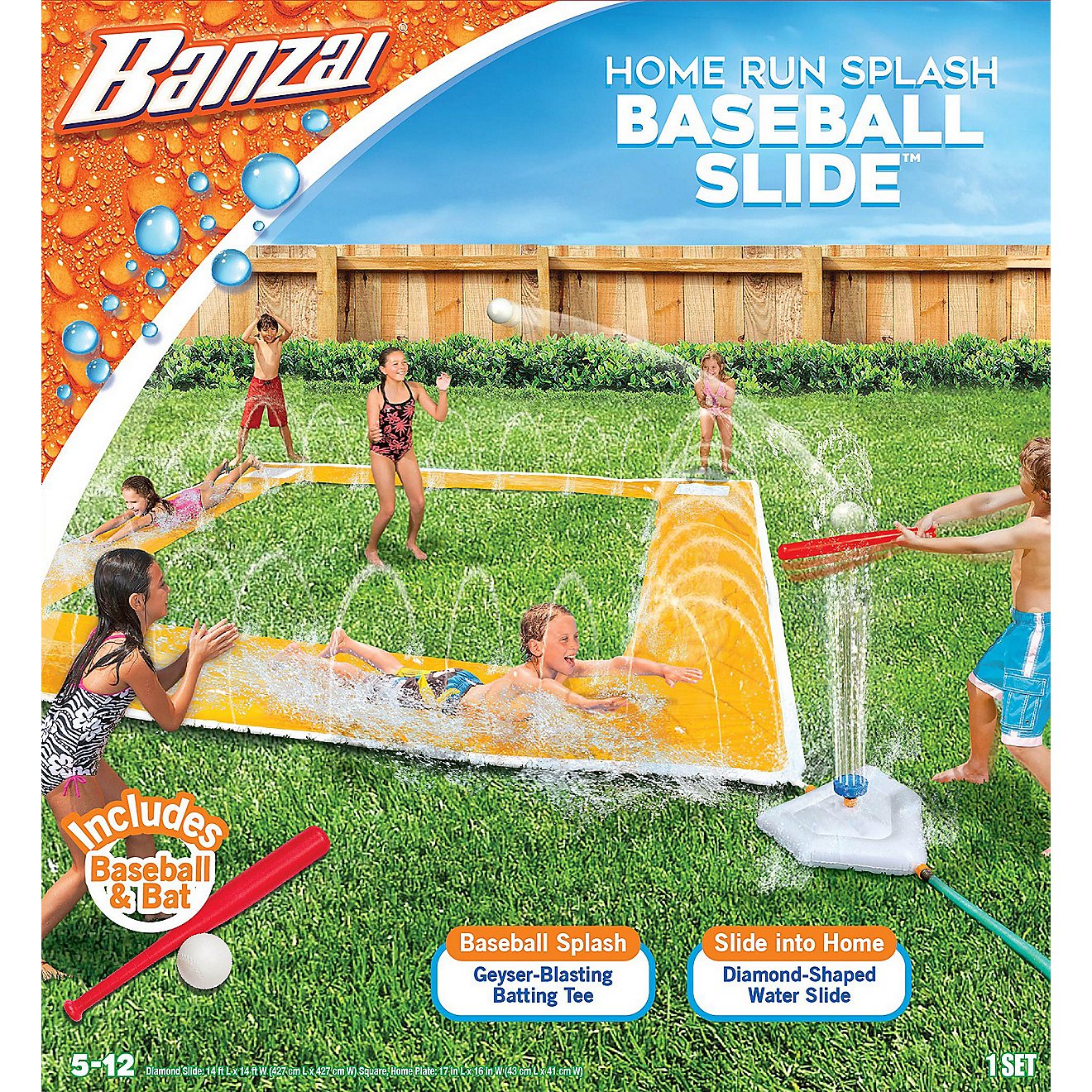 Banzai Homerun Splash Baseball Slide                                                                                             - view number 4
