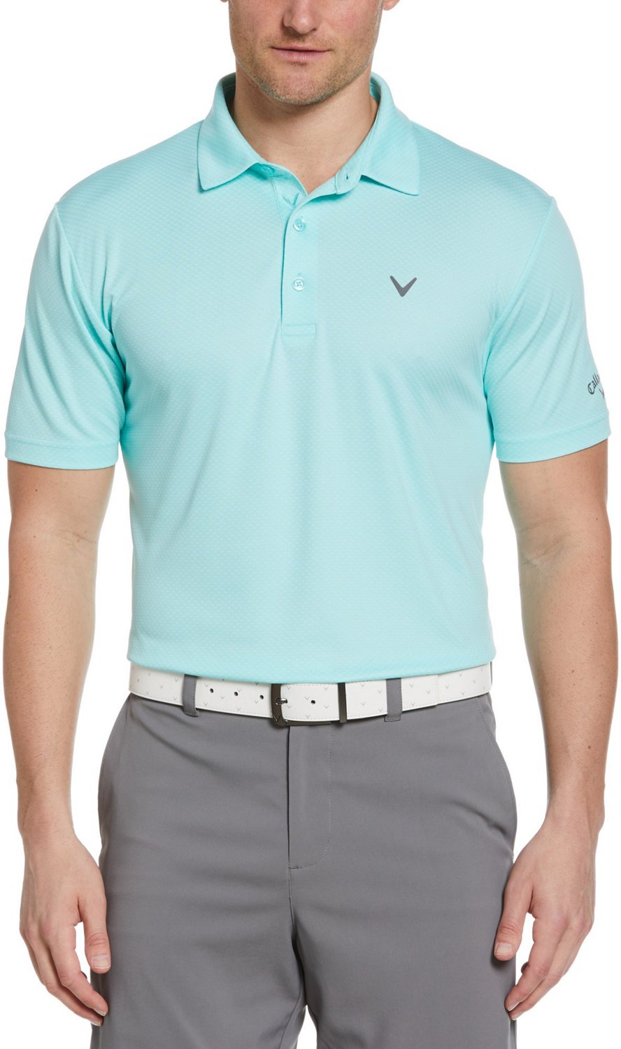 Callaway Men's Pro Spin Jacquard Polo Shirt Academy