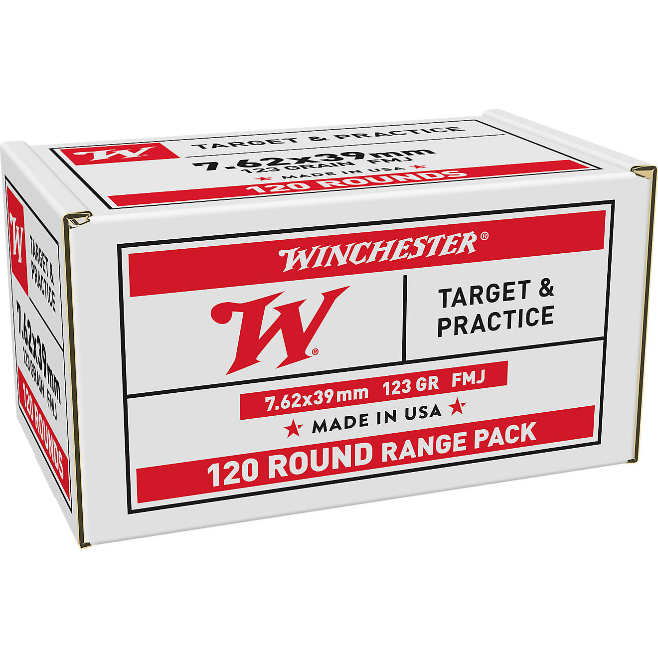 Winchester 7.62 x 39mm 123-Grain Rifle Shotshell Ammunition - 120 Rounds                                                         - view number 1