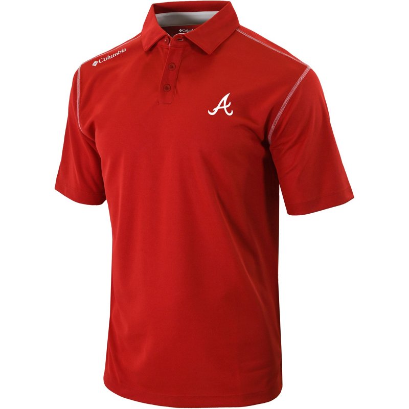 Columbia Sportswear Men's Atlanta Braves Shotgun Polo Shirt