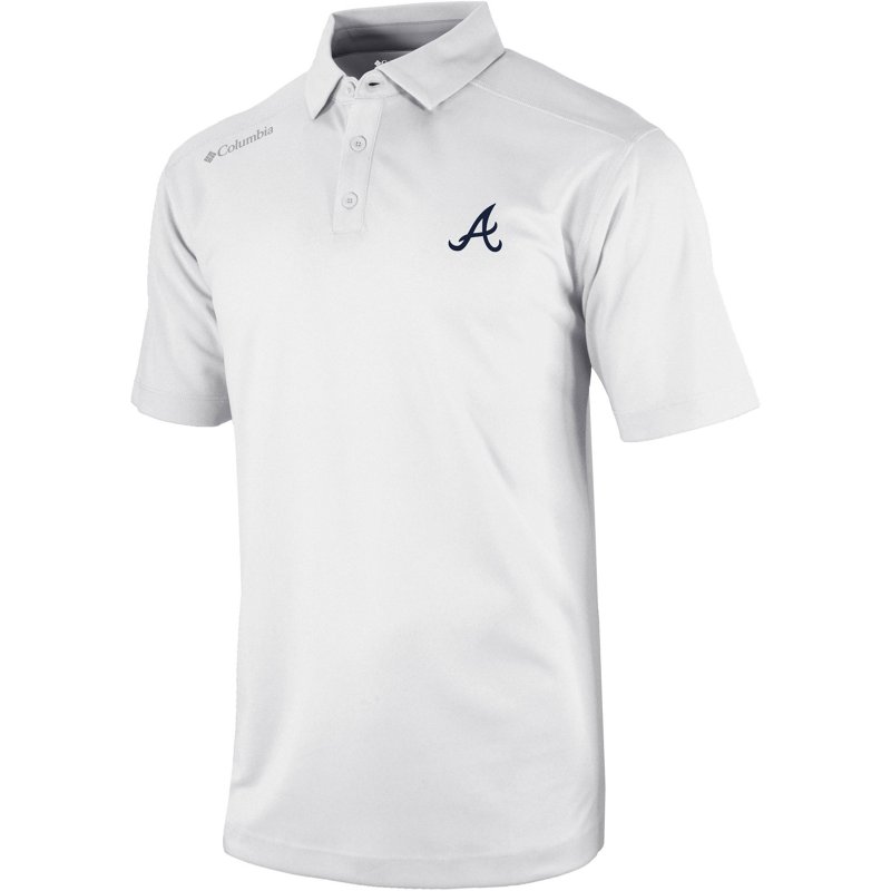 Columbia Sportswear Men's Atlanta Braves Shotgun Polo Shirt